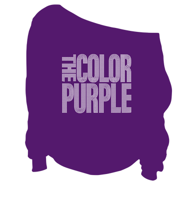 The Color Purple Off Shoulder Sweat Shirt