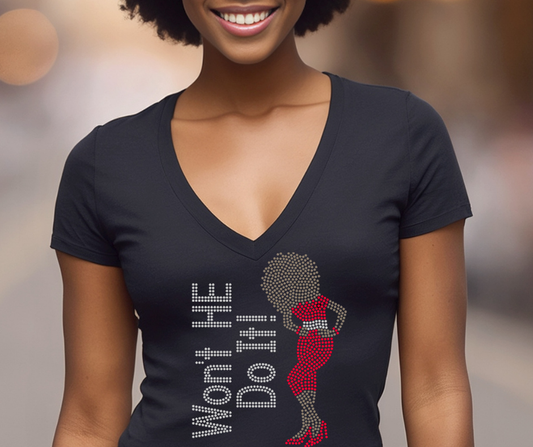 Won’t He Do It Bling Tee