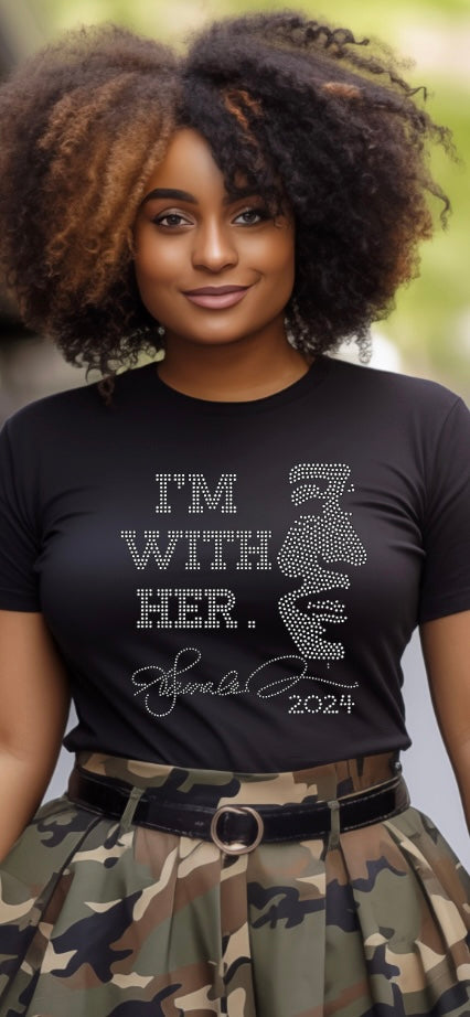 I’m With Her (Kamala Harris) Bling Tee