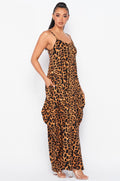 Leopard Boho Maxi Dress